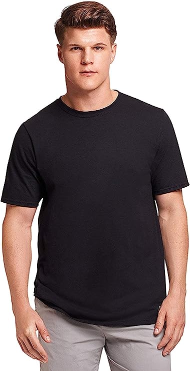 Russell Athletic Men's Dri-Power Cotton Blend Tees & Tanks, Moisture Wicking, Odor Protection, UPF 30+