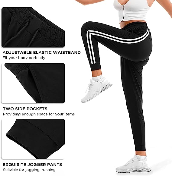 Stanpetix Sport Pants for Women - Running Jogger Women’s Sweatpants with Pockets