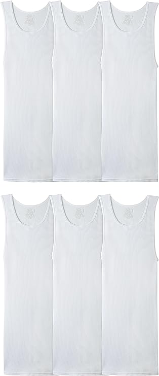 Fruit of the Loom Men's Tag-Free Tank A-Shirt