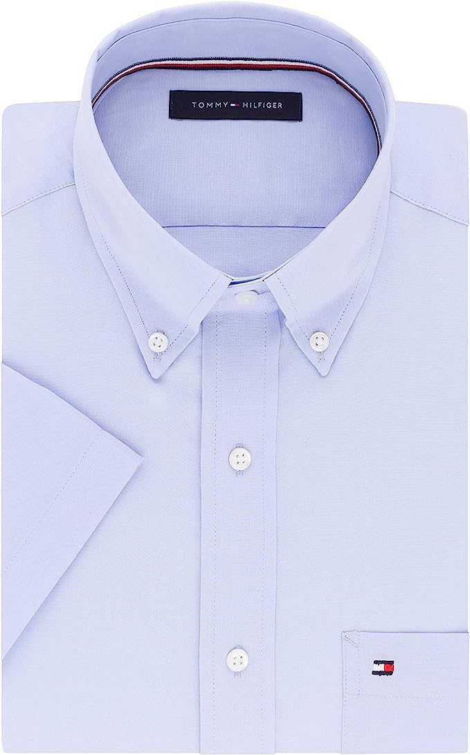 Tommy Hilfiger Men's Short Sleeve Button-Down Shirt