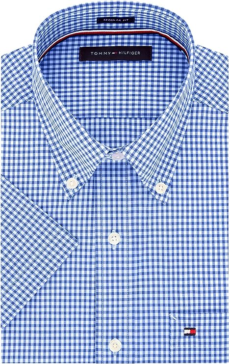 Tommy Hilfiger Men's Short Sleeve Button-Down Shirt