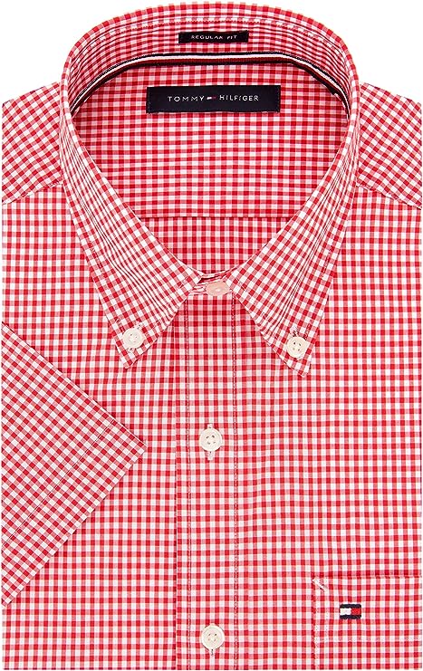 Tommy Hilfiger Men's Short Sleeve Button-Down Shirt