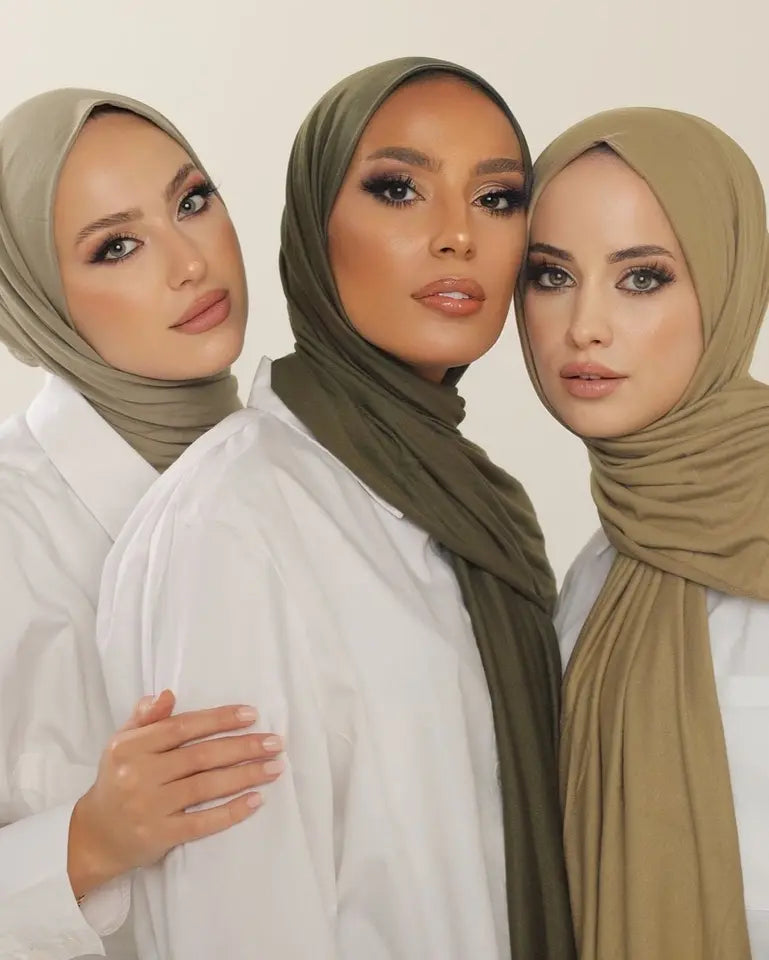 Newest USA Best Quality Soft Instant Cotton Jersey Hijab New Women Jersey Scarf Soft Plain Ethnic Turban HijabsPopular