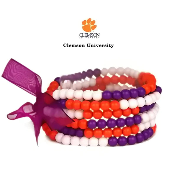 Game Day College Football Acetate Stretch Bracelet Set