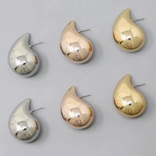 Oversize Teardrop Earring Set