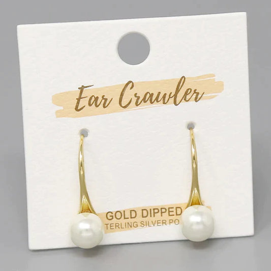 Pearl Drop Ear Crawlers