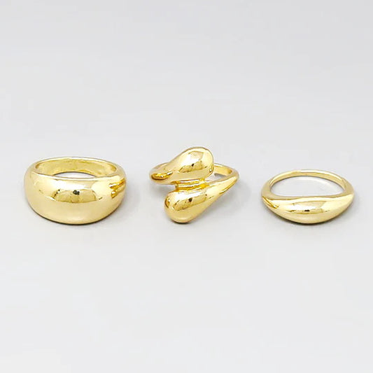 Assorted Metal Ring Set