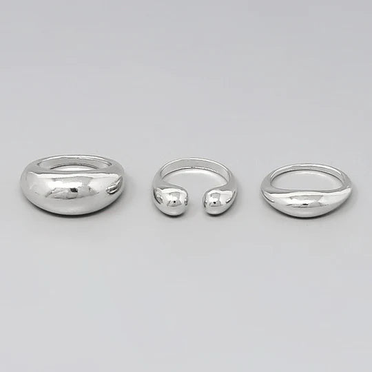 Assorted Metal Ring Set