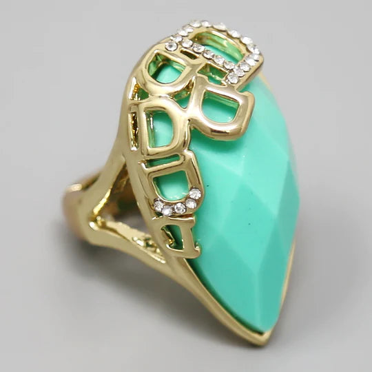 Pear Shape Stone Stretch Ring