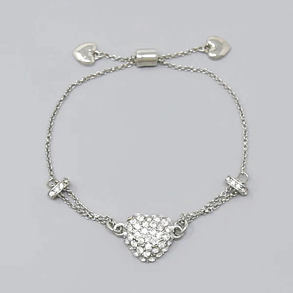 Heart Charm Delicate Bracelet